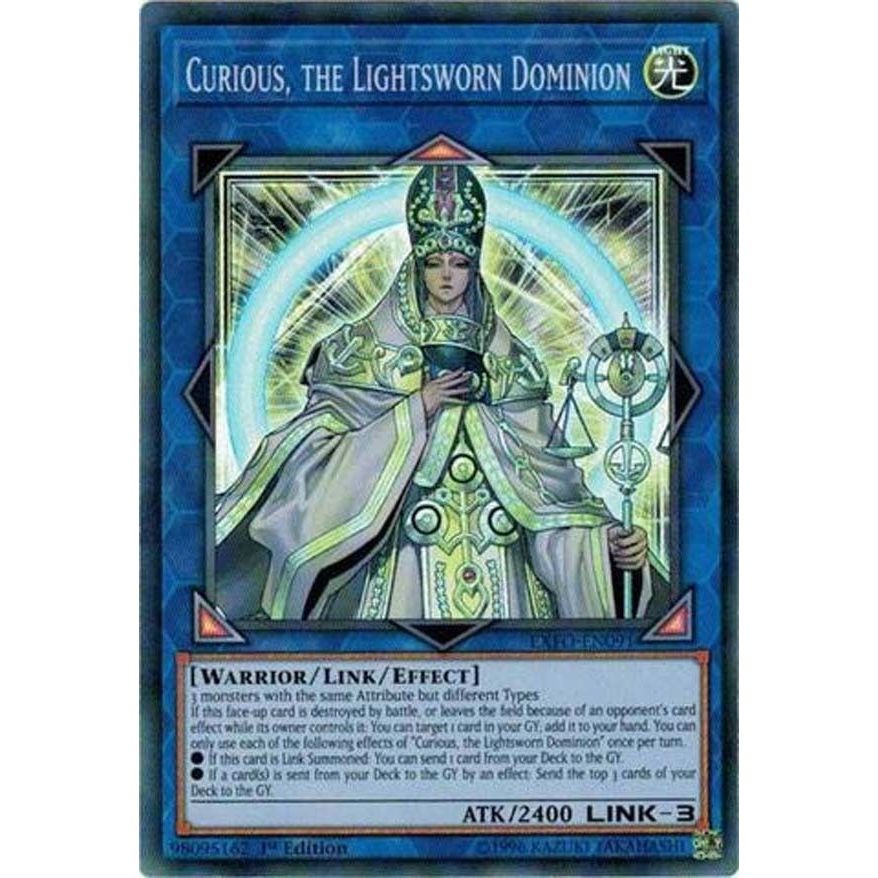 Image for Curious, the Lightsworn Dominion (EXFO-EN091) (EXFO) - YuGiOh