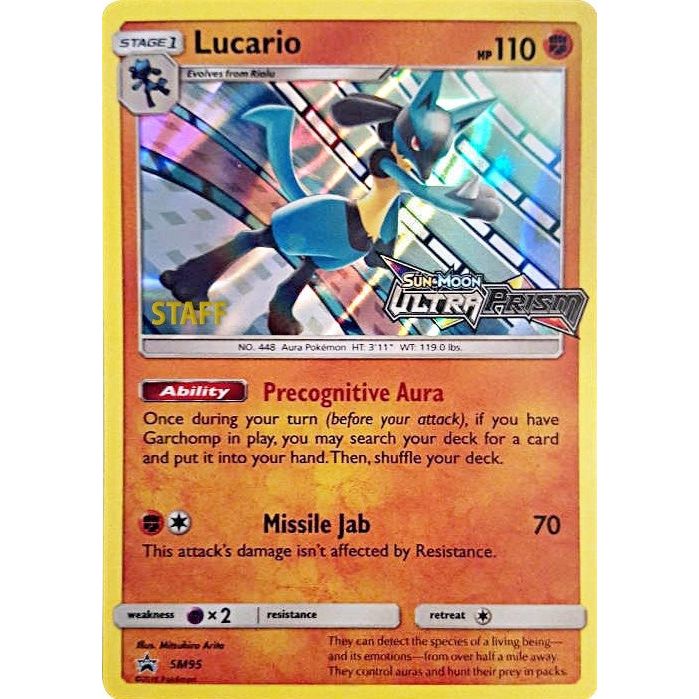 Image for Lucario - SM95 (Prerelease) [Staff] (SM95) (SMP) - Pokemon