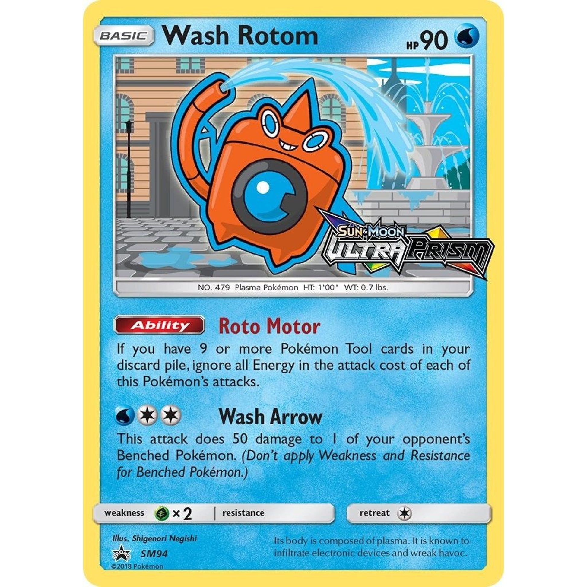 Image for Wash Rotom - SM94 (Prerelease) (SM94) (SMP) - Pokemon