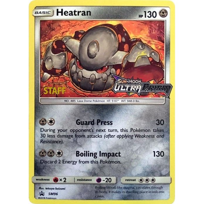 Image for Heatran - SM96 (Prerelease) [Staff] (SM96) (SMP) - Pokemon
