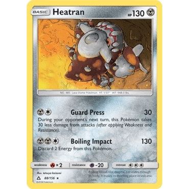 Image for Heatran - 88/156 (Prerelease Kit Exclusive) (088/156) (PR) - Pokemon
