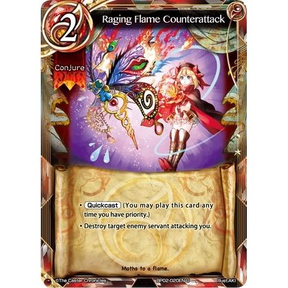 Image for Raging Flame Counterattack (BP02-020EN) (BP02) - The Caster Chronicles