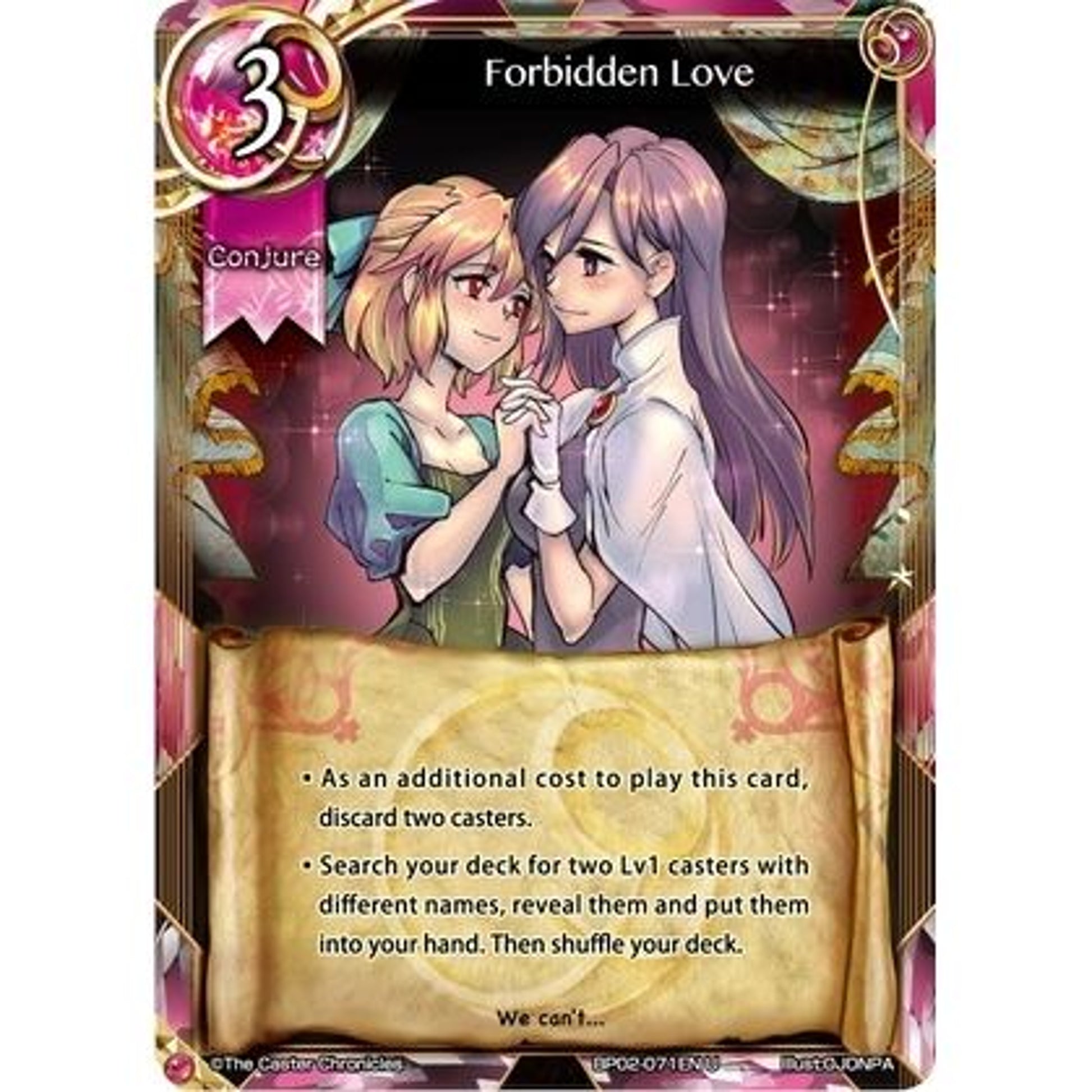 Image for Forbidden Love (BP02-071EN) (BP02) - The Caster Chronicles