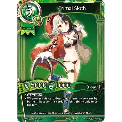 Image for Primal Sloth (BP02-RE06EN) (BP02) - The Caster Chronicles