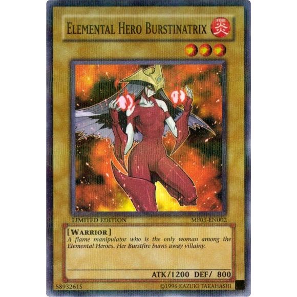 Image for Elemental HERO Burstinatrix (MF03-EN002) (MF03) - YuGiOh