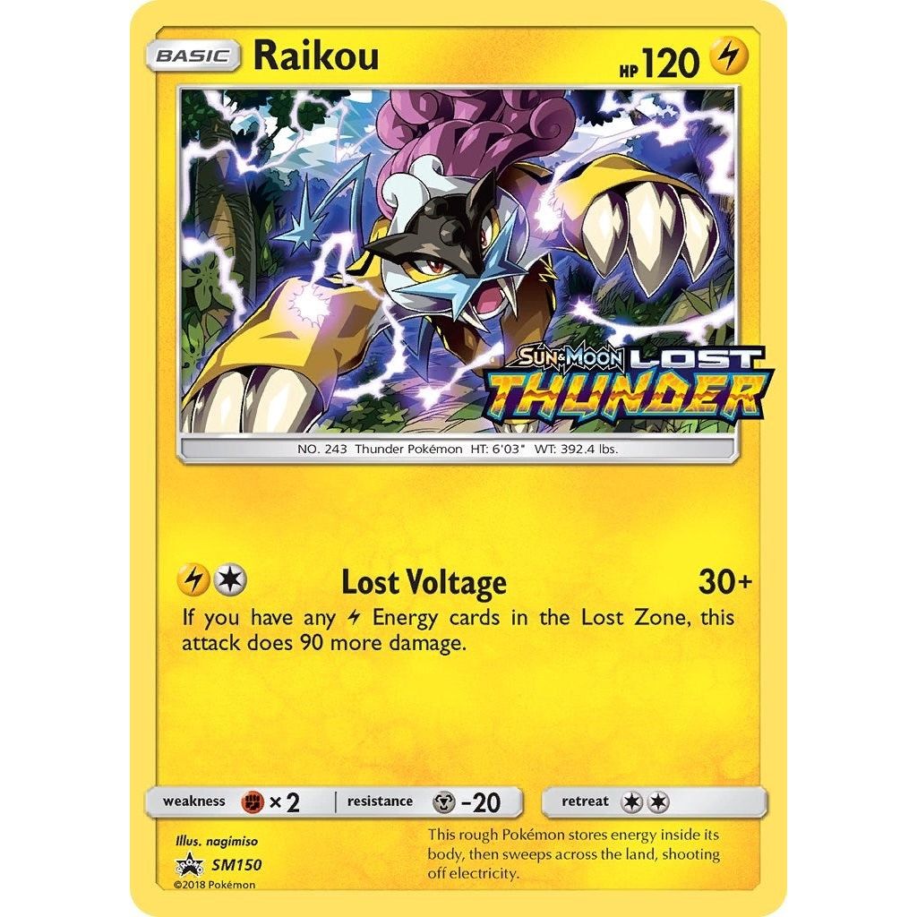 Image for Raikou - SM150 (Prerelease) (SM150) (SMP) - Pokemon