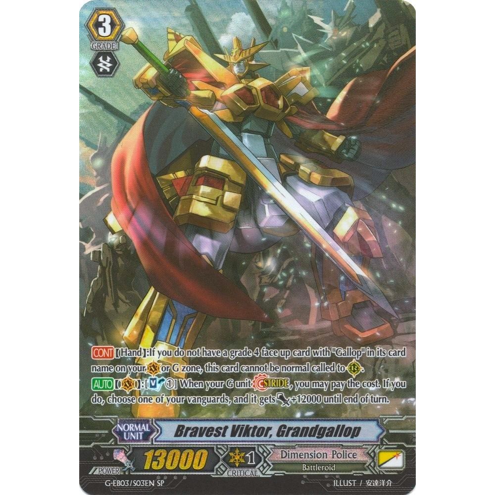 Image for Bravest Viktor, Grandgallop (SP) (G-EB03/S03EN) (G-EB03) - Cardfight Vanguard
