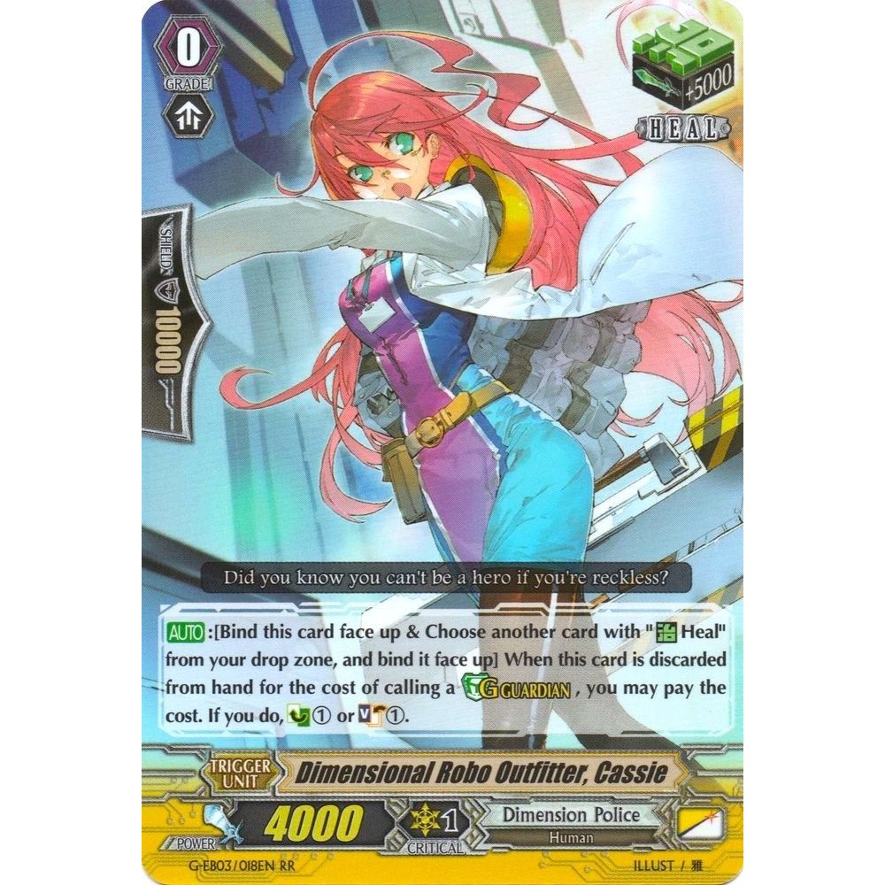 Image for Dimensional Robo Outfitter, Cassie (G-EB03/018EN) (G-EB03) - Cardfight Vanguard