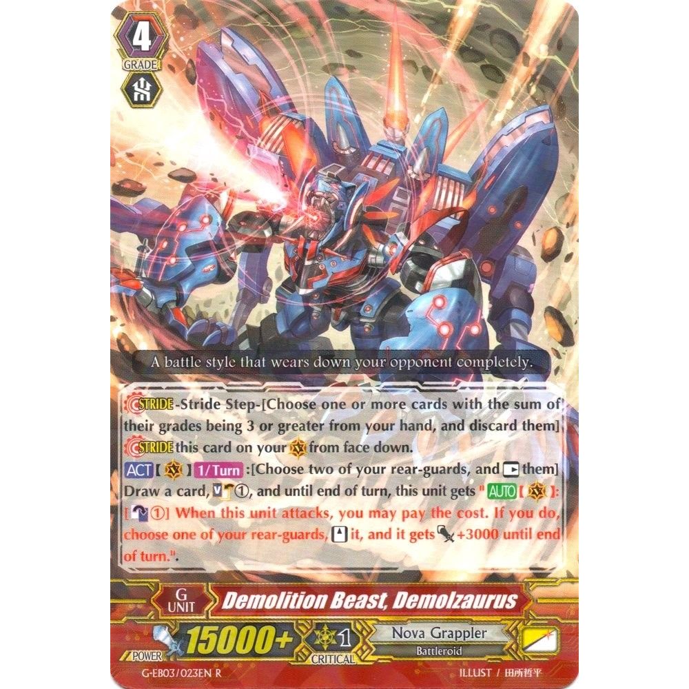 Image for Demolition Beast, Demolzaurus (G-EB03/023EN) (G-EB03) - Cardfight Vanguard