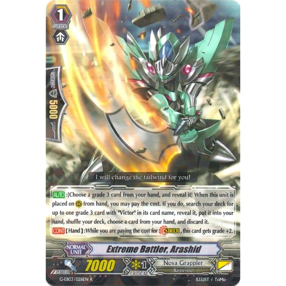 Image for Extreme Battler, Arashid (G-EB03/026EN) (G-EB03) - Cardfight Vanguard