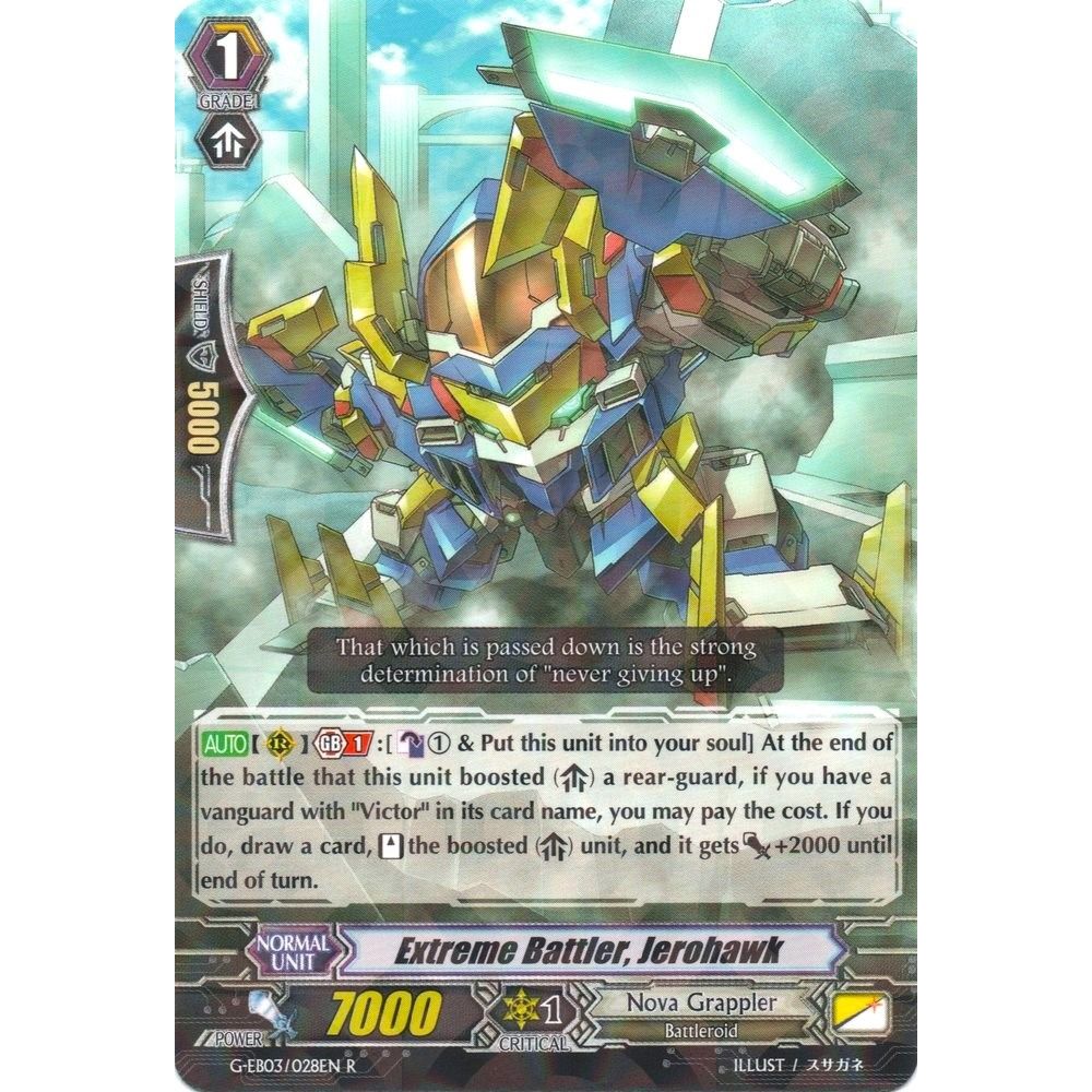 Image for Extreme Battler, Jerohawk (G-EB03/028EN) (G-EB03) - Cardfight Vanguard