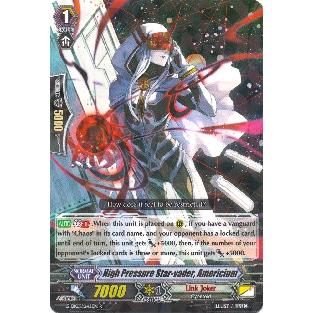 Image for High Pressure Star-vader, Americium (G-EB03/042EN) (G-EB03) - Cardfight Vanguard