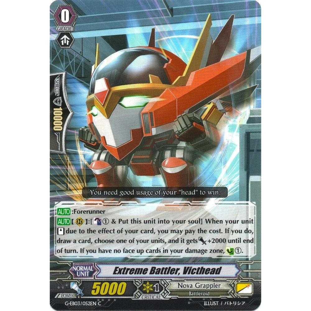 Image for Extreme Battler, Victhead (G-EB03/052EN) (G-EB03) - Cardfight Vanguard