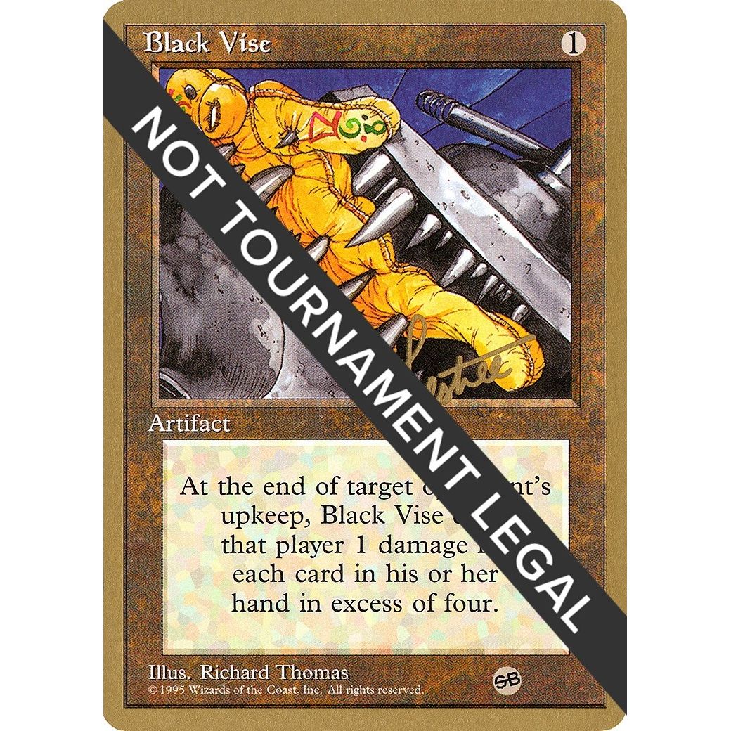 Image for Black Vise - 1996 Bertrand Lestree (4ED) (SB) (WCD) - Magic: The Gathering