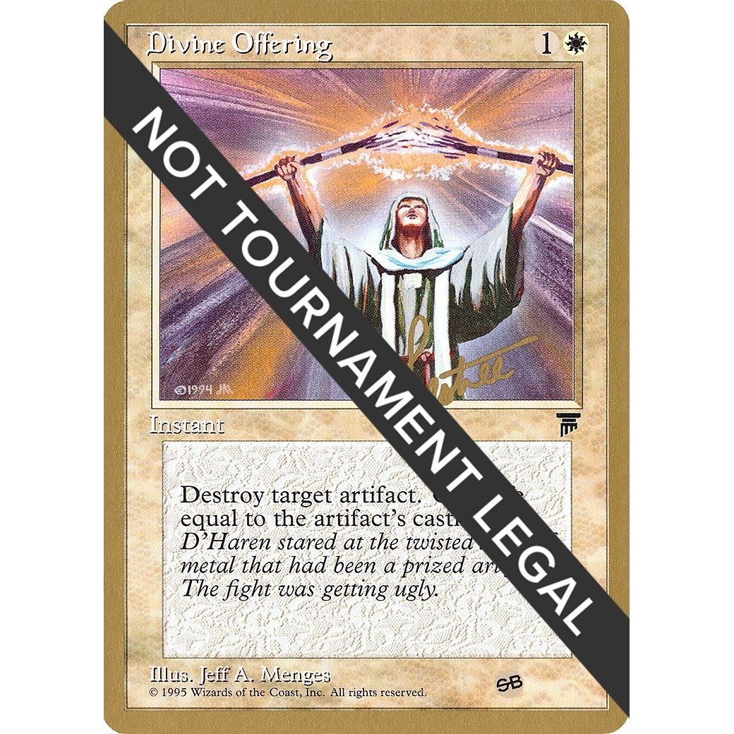 Image for Divine Offering - 1996 Bertrand Lestree (LEG) (SB) (WCD) - Magic: The Gathering