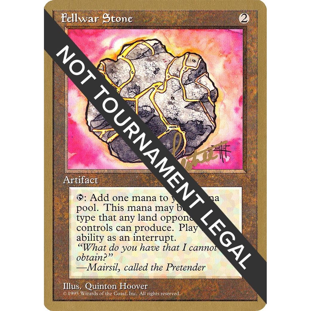 Image for Fellwar Stone - 1996 Bertrand Lestree (4ED) (WCD) - Magic: The Gathering