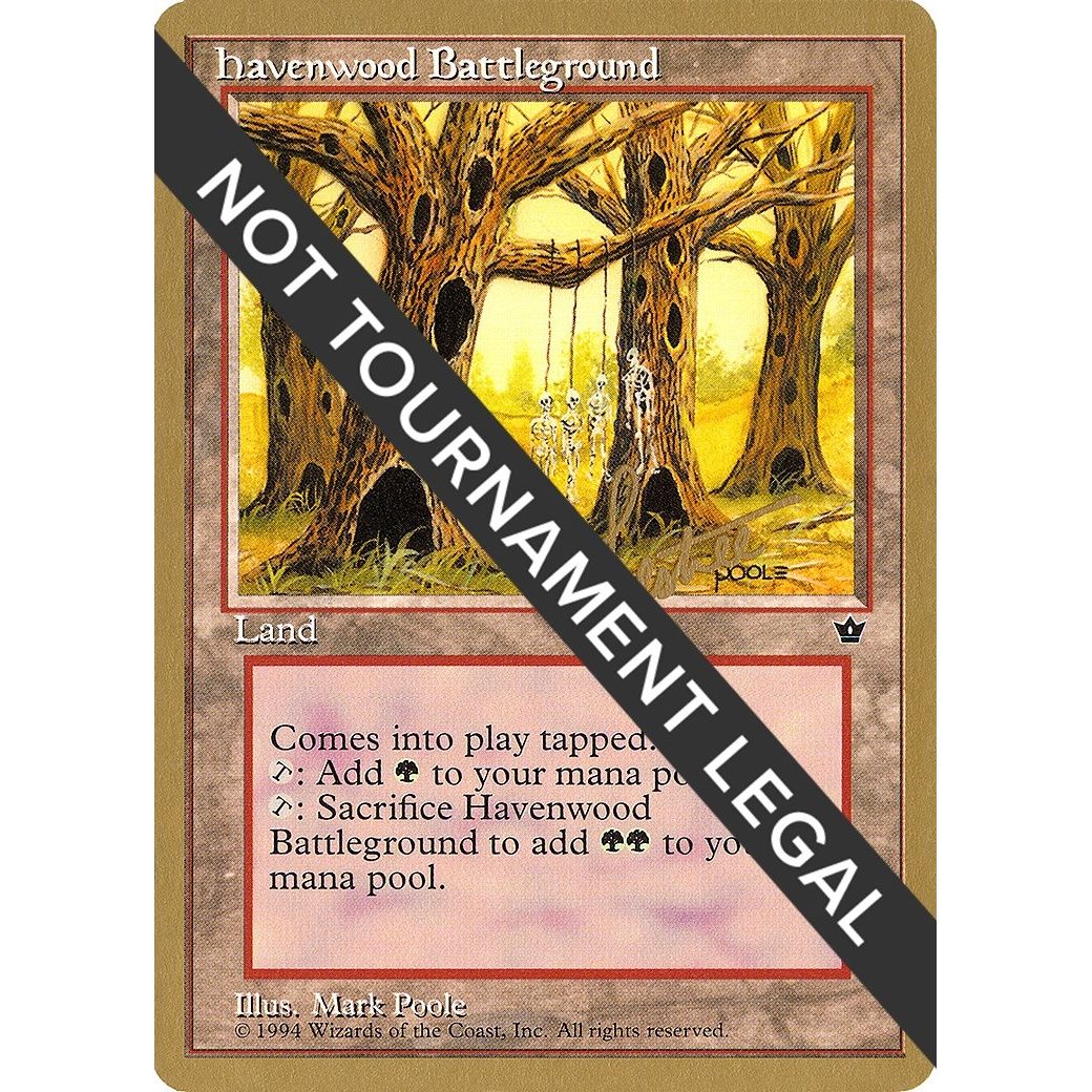 Image for Havenwood Battleground - 1996 Bertrand Lestree (FEM) (WCD) - Magic: The Gathering
