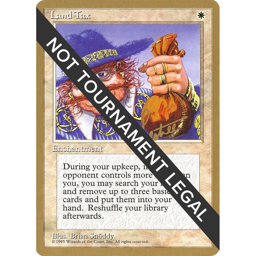 Image for Land Tax - 1996 Bertrand Lestree (4ED) (WCD) - Magic: The Gathering