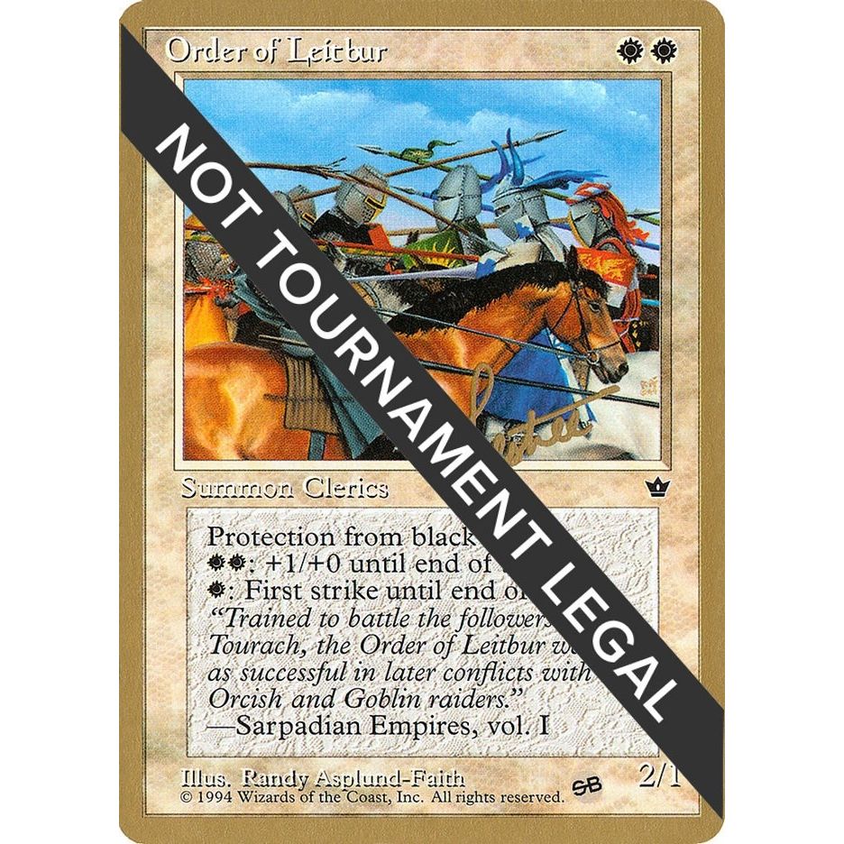 Image for Order of Leitbur (Group) - 1996 Bertrand Lestree (FEM) (SB) (WCD) - Magic: The Gathering
