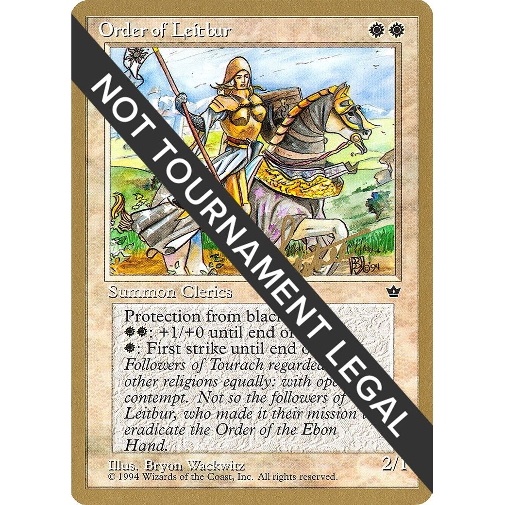 Image for Order of Leitbur (Female) - 1996 Bertrand Lestree (FEM) (WCD) - Magic: The Gathering