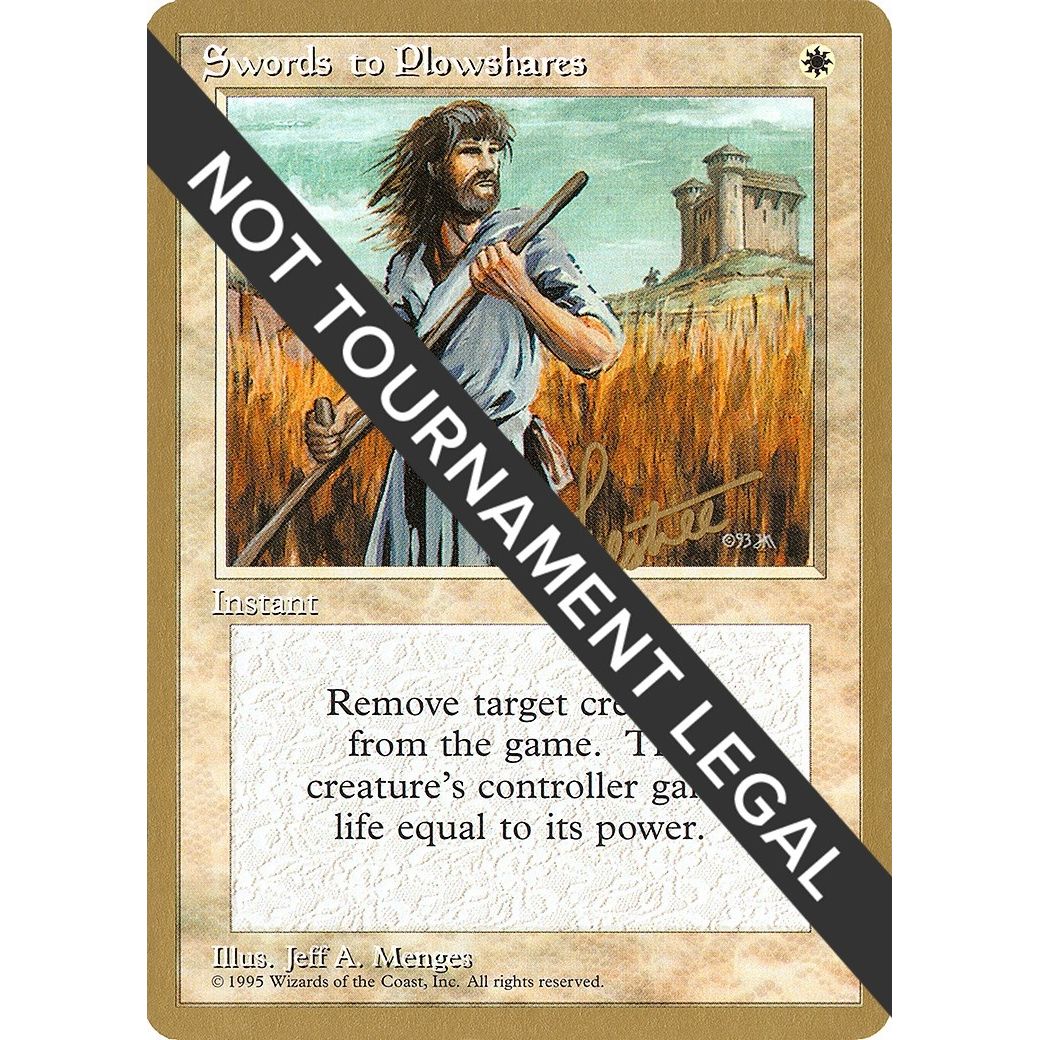 Image for Swords to Plowshares - 1996 Bertrand Lestree (4ED) (WCD) - Magic: The Gathering