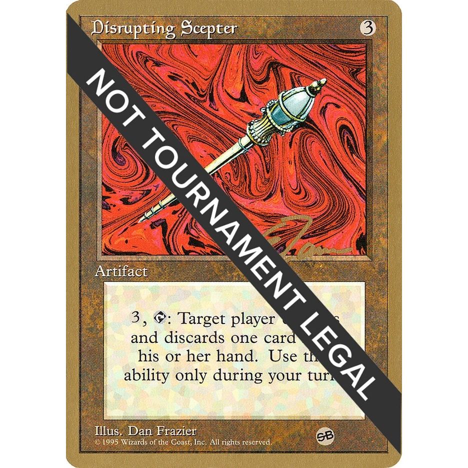 Image for Disrupting Scepter - 1996 Eric Tam (4ED) (SB) (WCD) - Magic: The Gathering