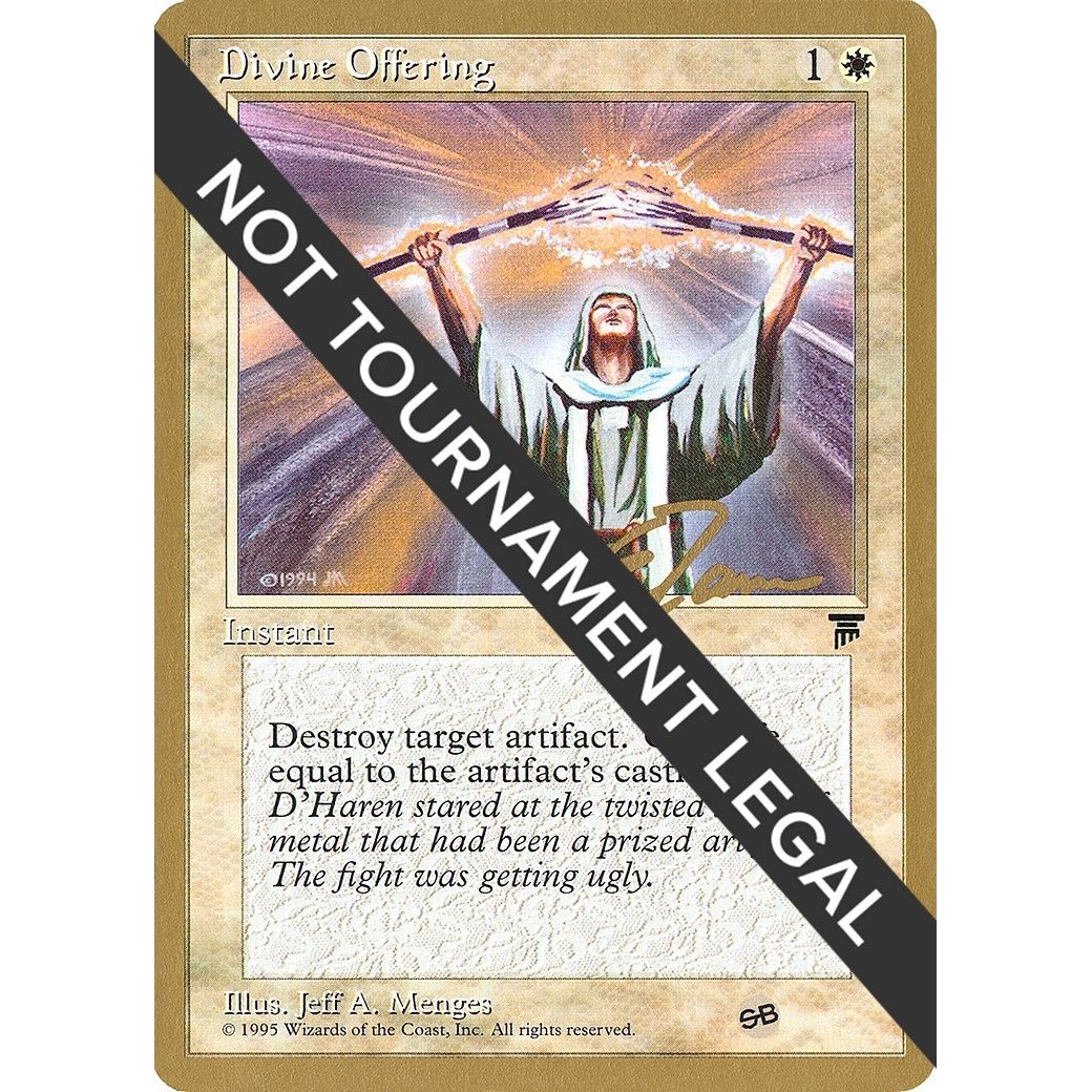 Image for Divine Offering - 1996 Eric Tam (LEG) (SB) (WCD) - Magic: The Gathering