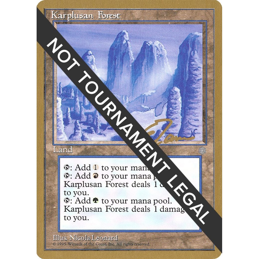 Image for Karplusan Forest - 1996 Eric Tam (ICE) (WCD) - Magic: The Gathering