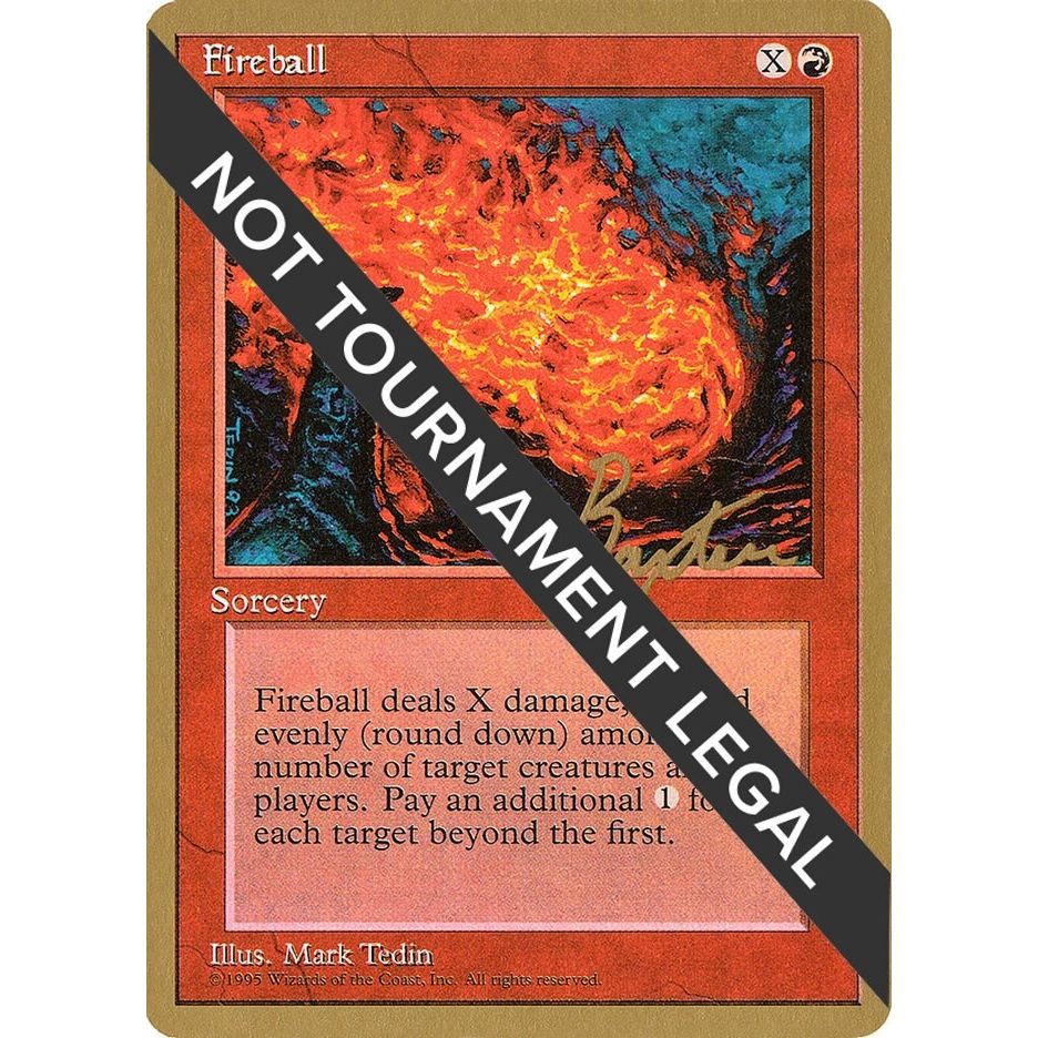 Image for Fireball - 1996 George Baxter (4ED) (WCD) - Magic: The Gathering