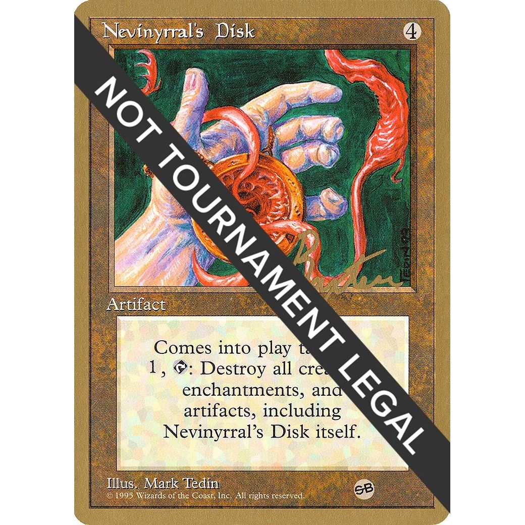 Image for Nevinyrral's Disk - 1996 George Baxter (4ED) (SB) (WCD) - Magic: The Gathering