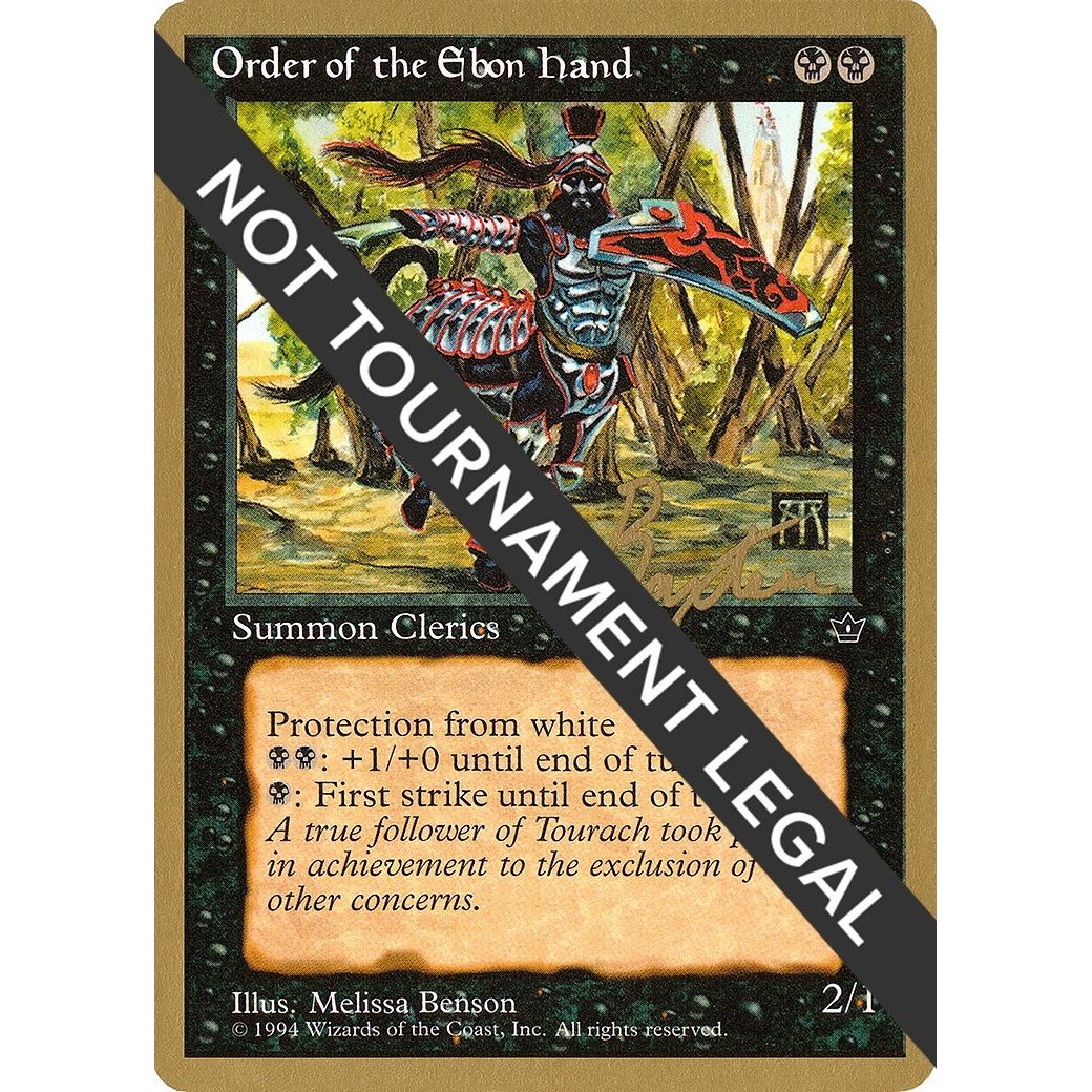 Image for Order of the Ebon Hand (Benson) - 1996 George Baxter (FEM) (WCD) - Magic: The Gathering
