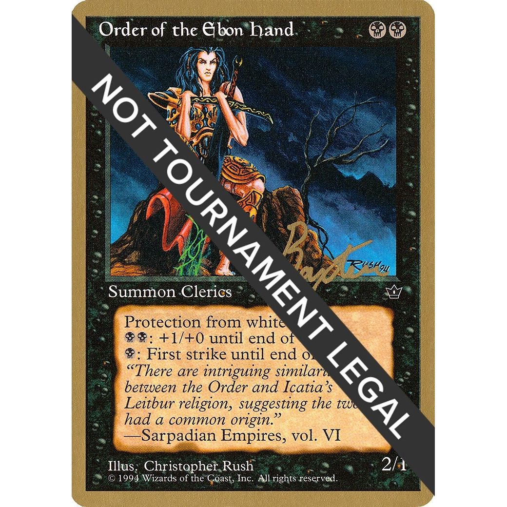 Image for Order of the Ebon Hand (Rush) - 1996 George Baxter (FEM) (WCD) - Magic: The Gathering