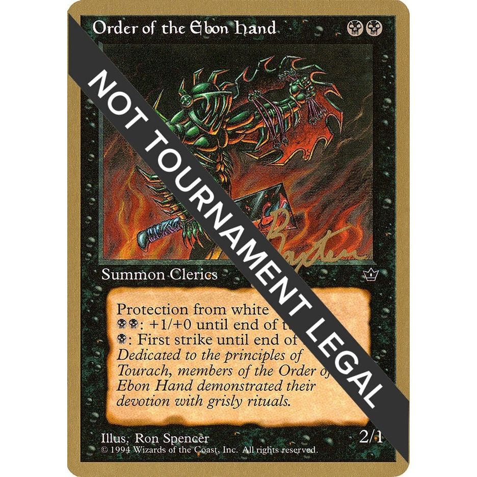 Image for Order of the Ebon Hand (Spencer) - 1996 George Baxter (FEM) (WCD) - Magic: The Gathering