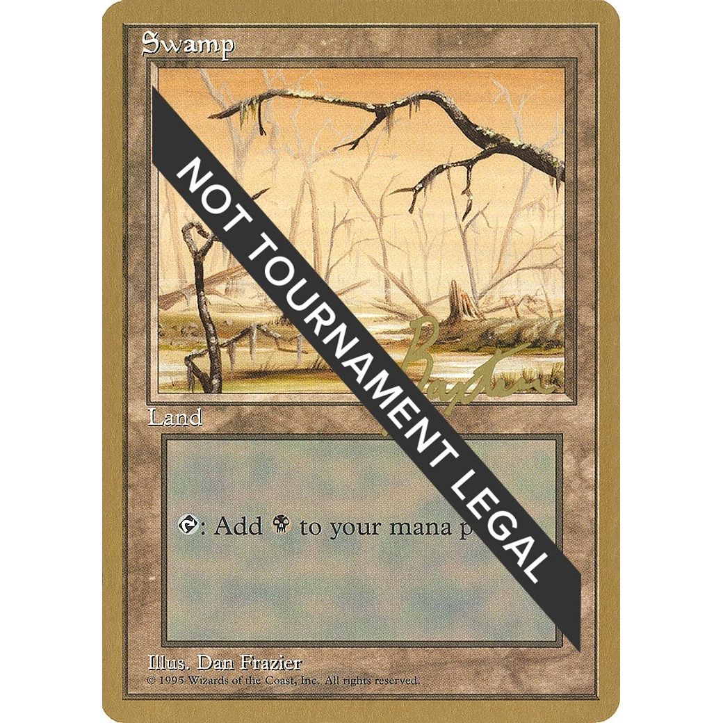 Image for Swamp (B) - 1996 George Baxter (4ED) (WCD) - Magic: The Gathering