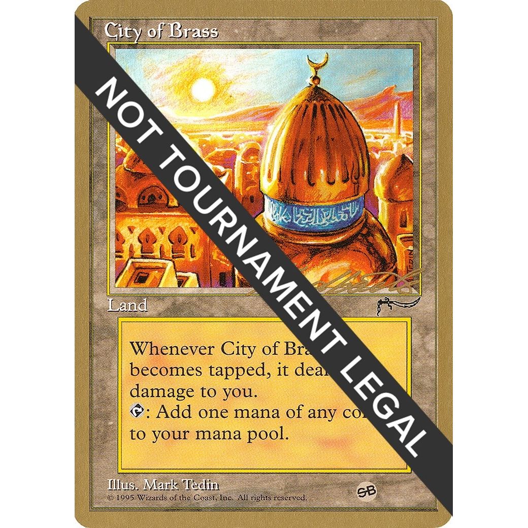 Image for City of Brass - 1996 Leon Lindback (ARN) (SB) (WCD) - Magic: The Gathering