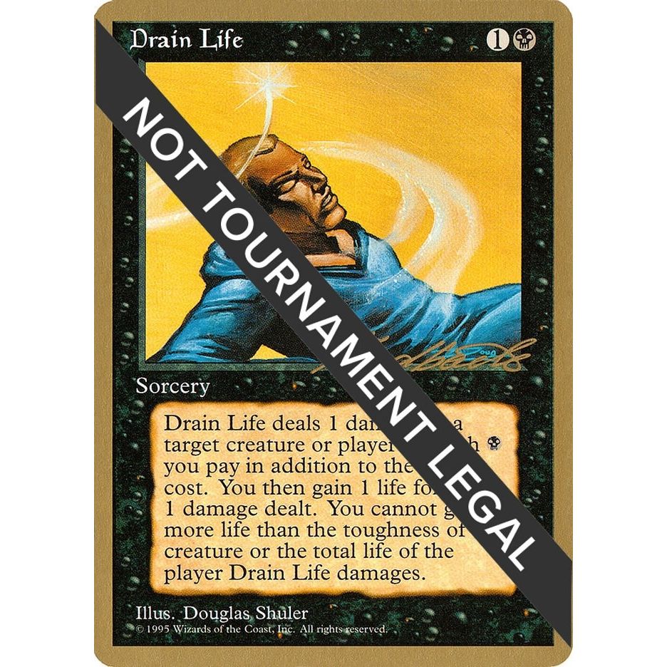 Image for Drain Life - 1996 Leon Lindback (4ED) (WCD) - Magic: The Gathering
