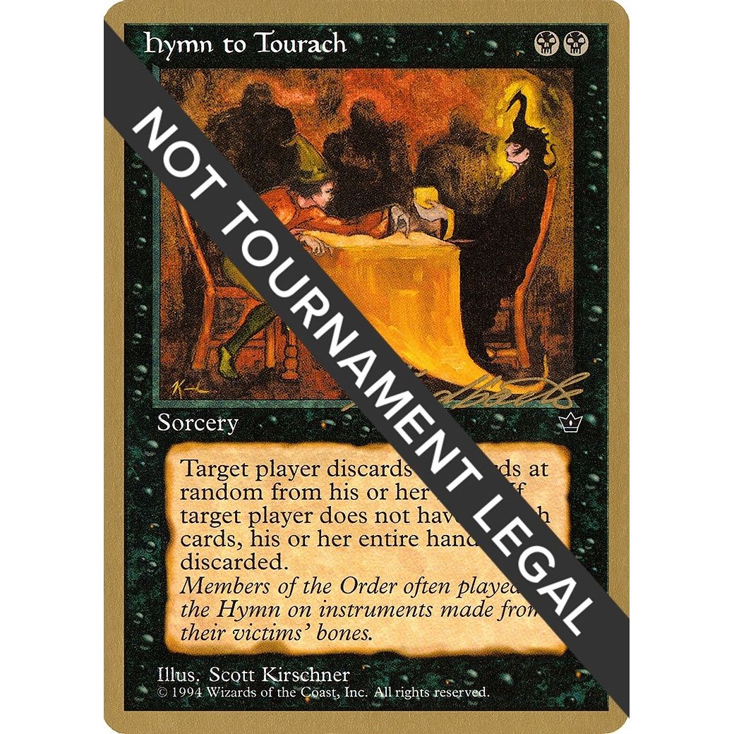 Image for Hymn to Tourach (Table) - 1996 Leon Lindback (FEM) (WCD) - Magic: The Gathering