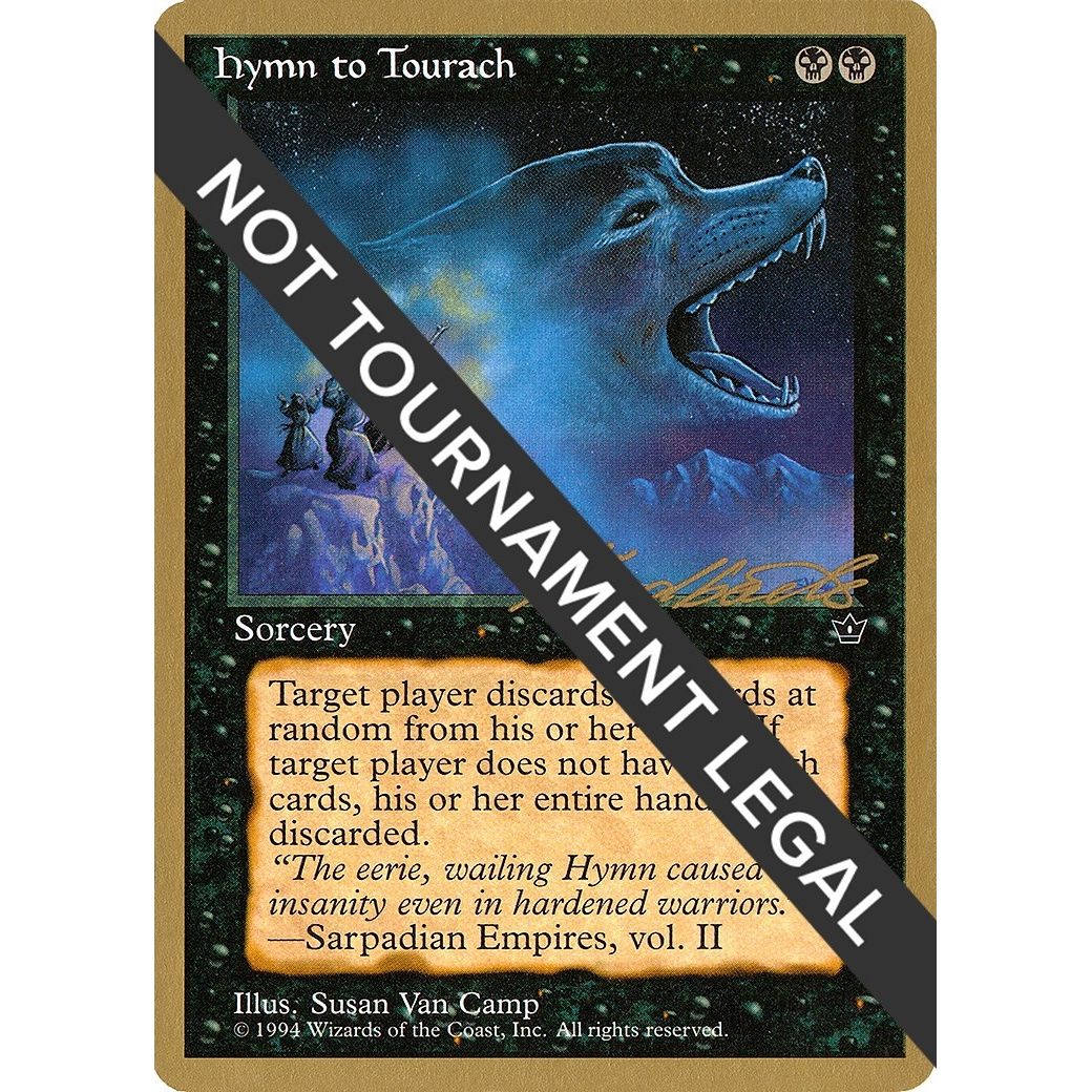 Image for Hymn to Tourach (Wolf) - 1996 Leon Lindback (FEM) (WCD) - Magic: The Gathering