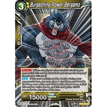 Image for Burgeoning Power Bergamo (BT3-103) (DBS-B03) - Dragon Ball Super: Masters