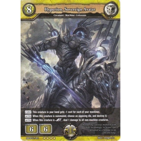 Image for Hyperion, Sovereign Avatar (DB-BT03/001) (BP03) - Dragoborne