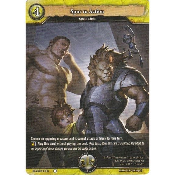 Image for Spur to Action (DB-BT03/024) (BP03) - Dragoborne