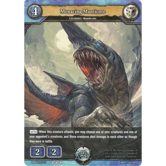 Image for Menacing Manticore (DB-BT03/053) (BP03) - Dragoborne