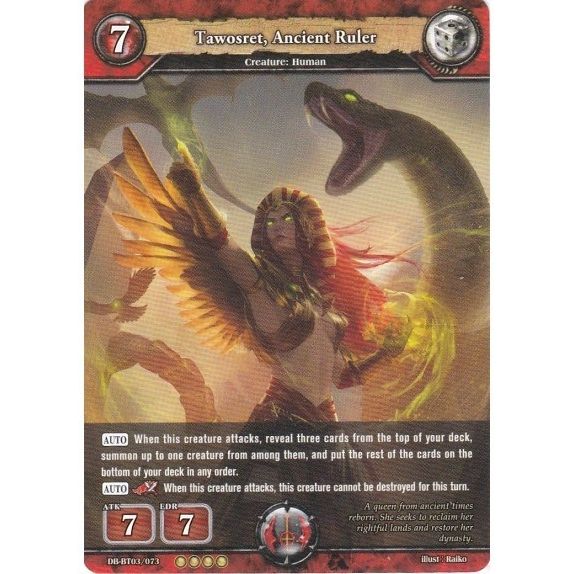 Image for Tawosret, Ancient Ruler (DB-BT03/073) (BP03) - Dragoborne