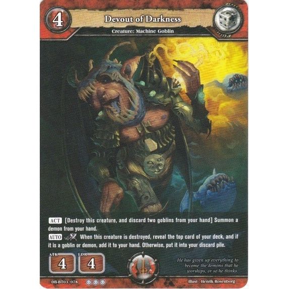Image for Devout of Darkness (DB-BT03/078) (BP03) - Dragoborne