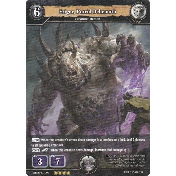 Image for Erigor, Putrid Behemoth (DB-BT03/097) (BP03) - Dragoborne