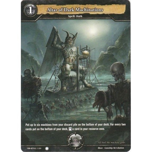 Image for Altar of Dark Machinations (DB-BT03/120) (BP03) - Dragoborne