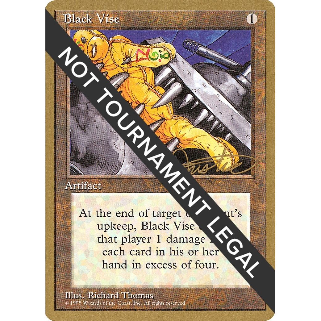 Image for Black Vise - 1996 Mark Justice (4ED) (WCD) - Magic: The Gathering