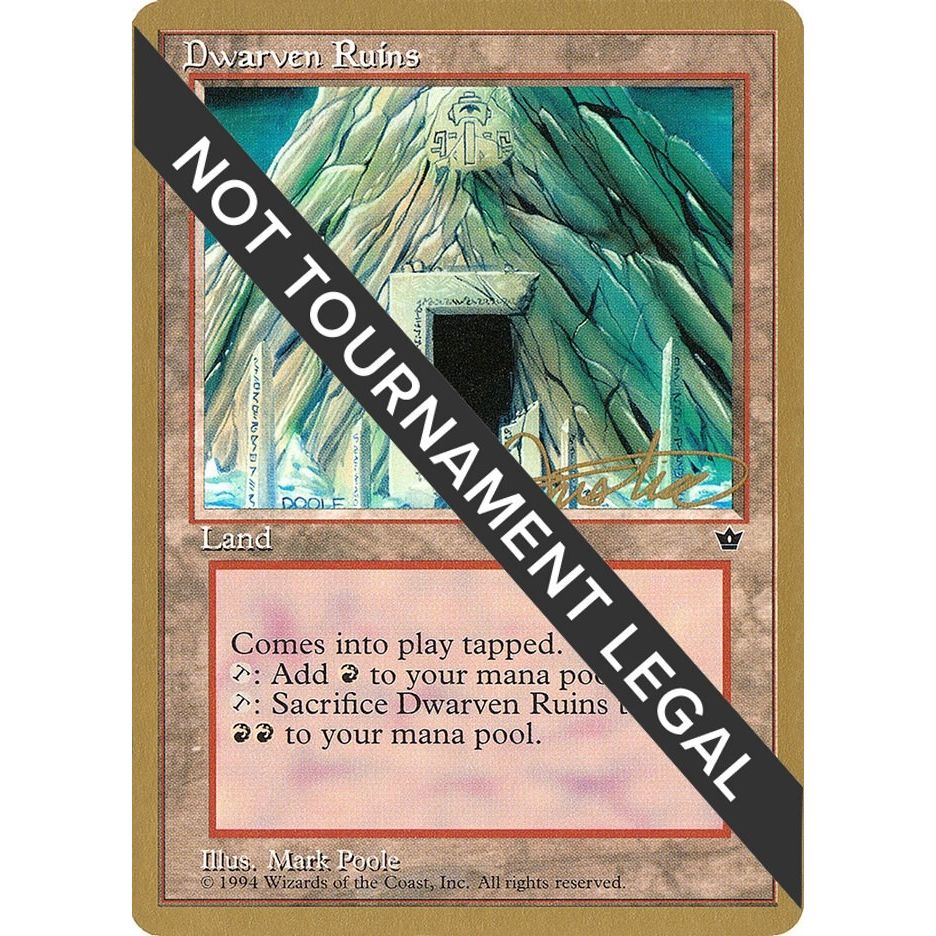 Image for Dwarven Ruins - 1996 Mark Justice (FEM) (WCD) - Magic: The Gathering
