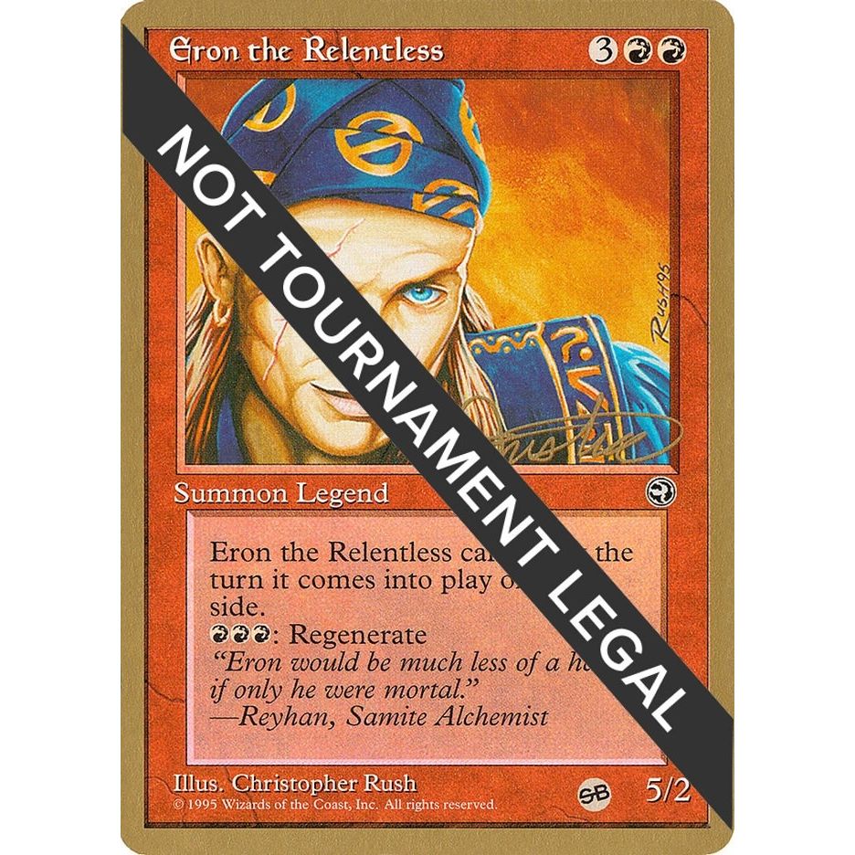 Image for Eron the Relentless - 1996 Mark Justice (HML) (SB) (WCD) - Magic: The Gathering