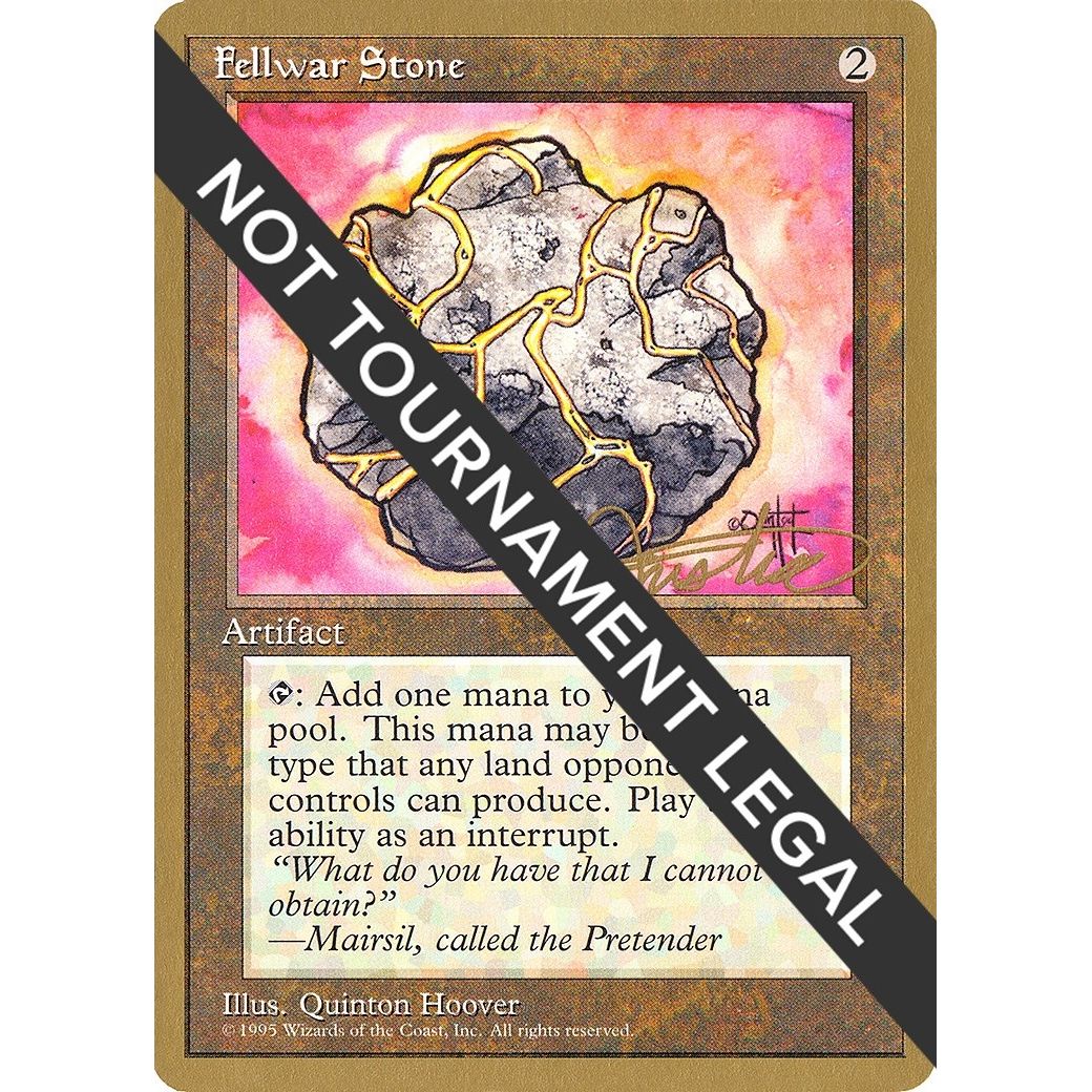Image for Fellwar Stone - 1996 Mark Justice (4ED) (WCD) - Magic: The Gathering